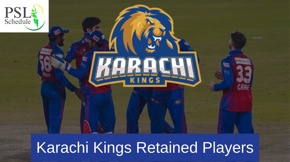 Karachi Kings Retained Players