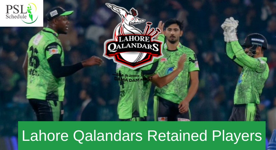 Lahore Qalandars Retained Players