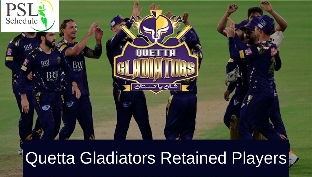 Quetta Gladiators Retained Players