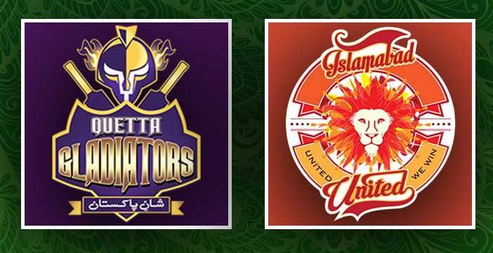 Quetta Gladiators vs Islamabad United